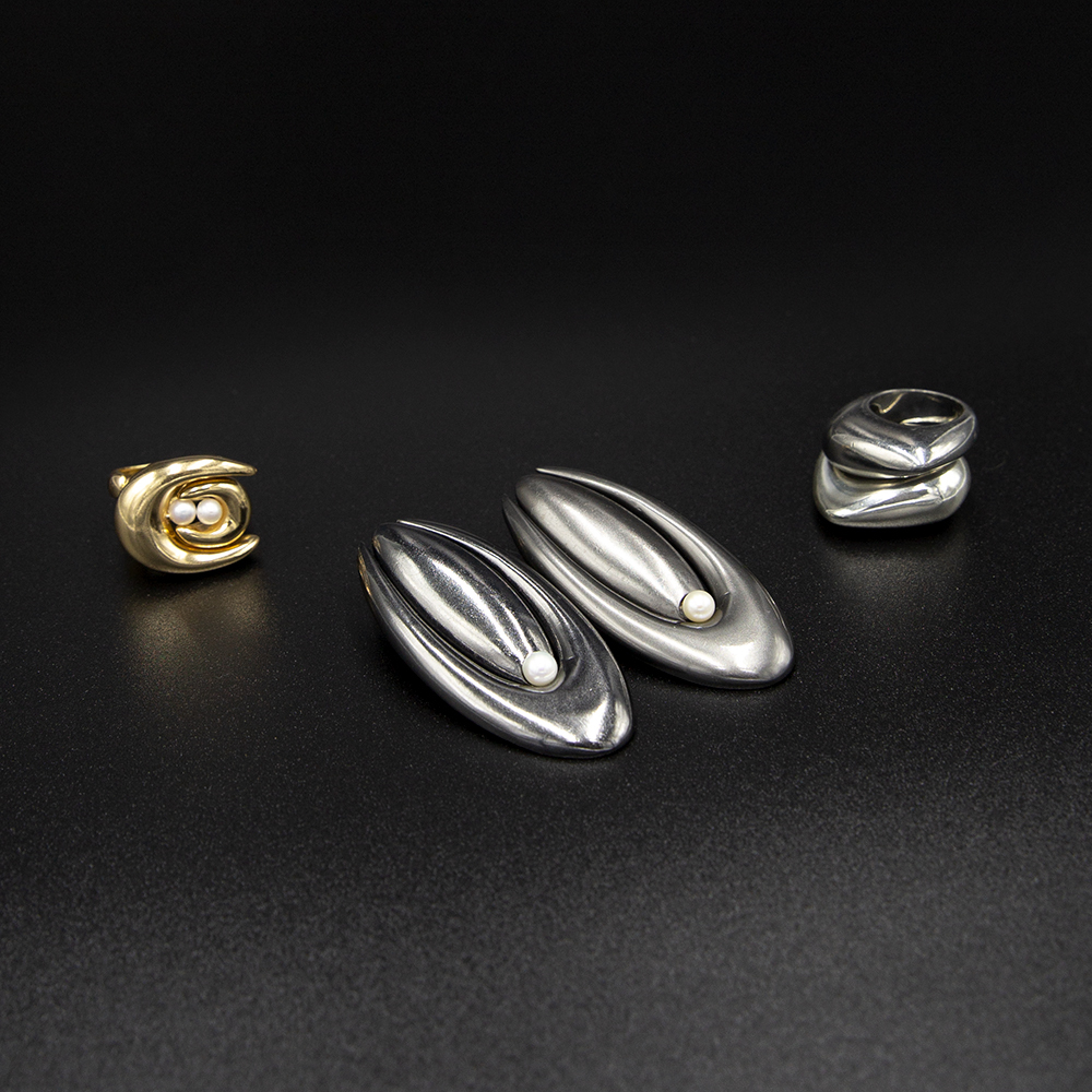 Anello Double Brancusi - Giulia Barela Jewelry