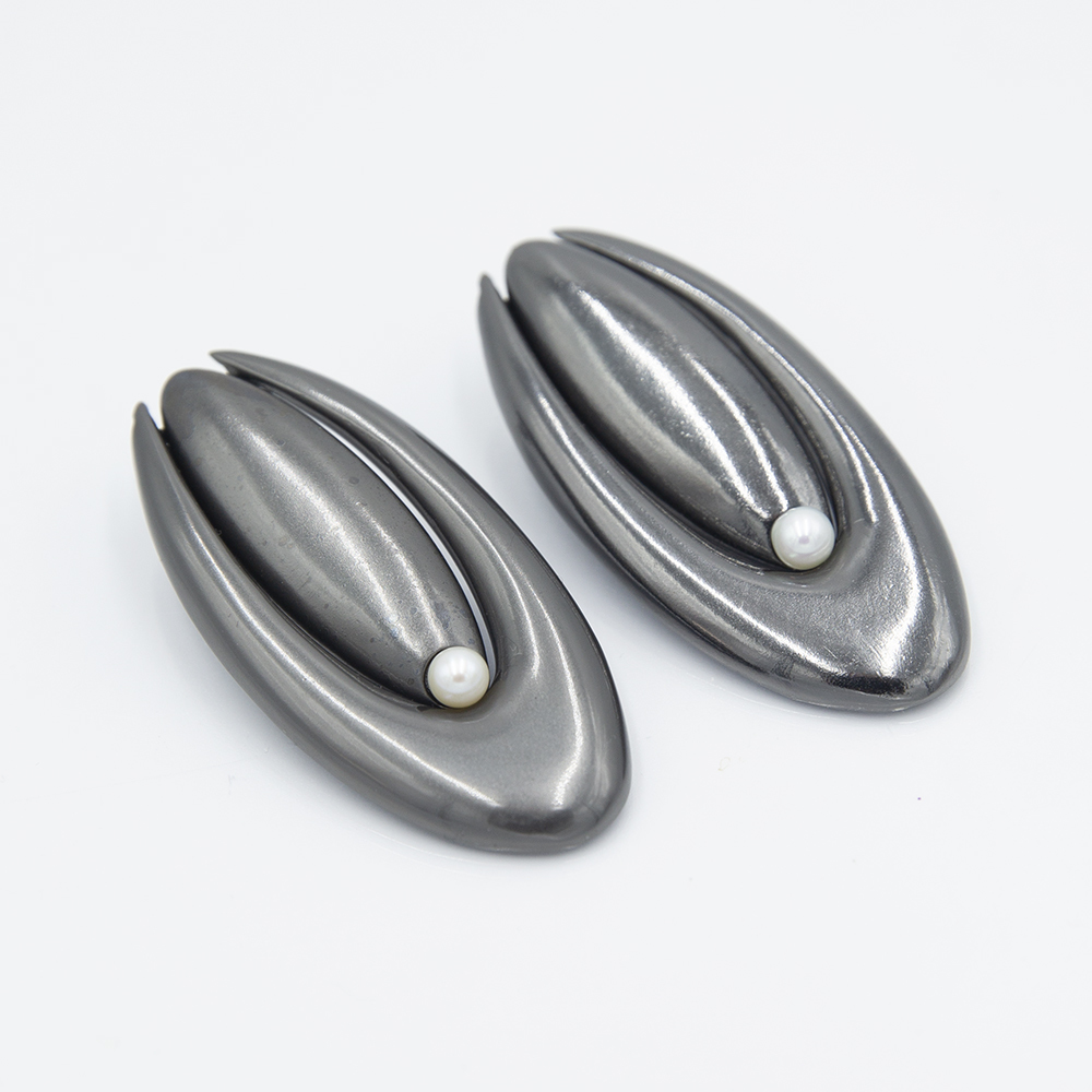 Orecchini Double Brancusi - Giulia Barela Jewelry