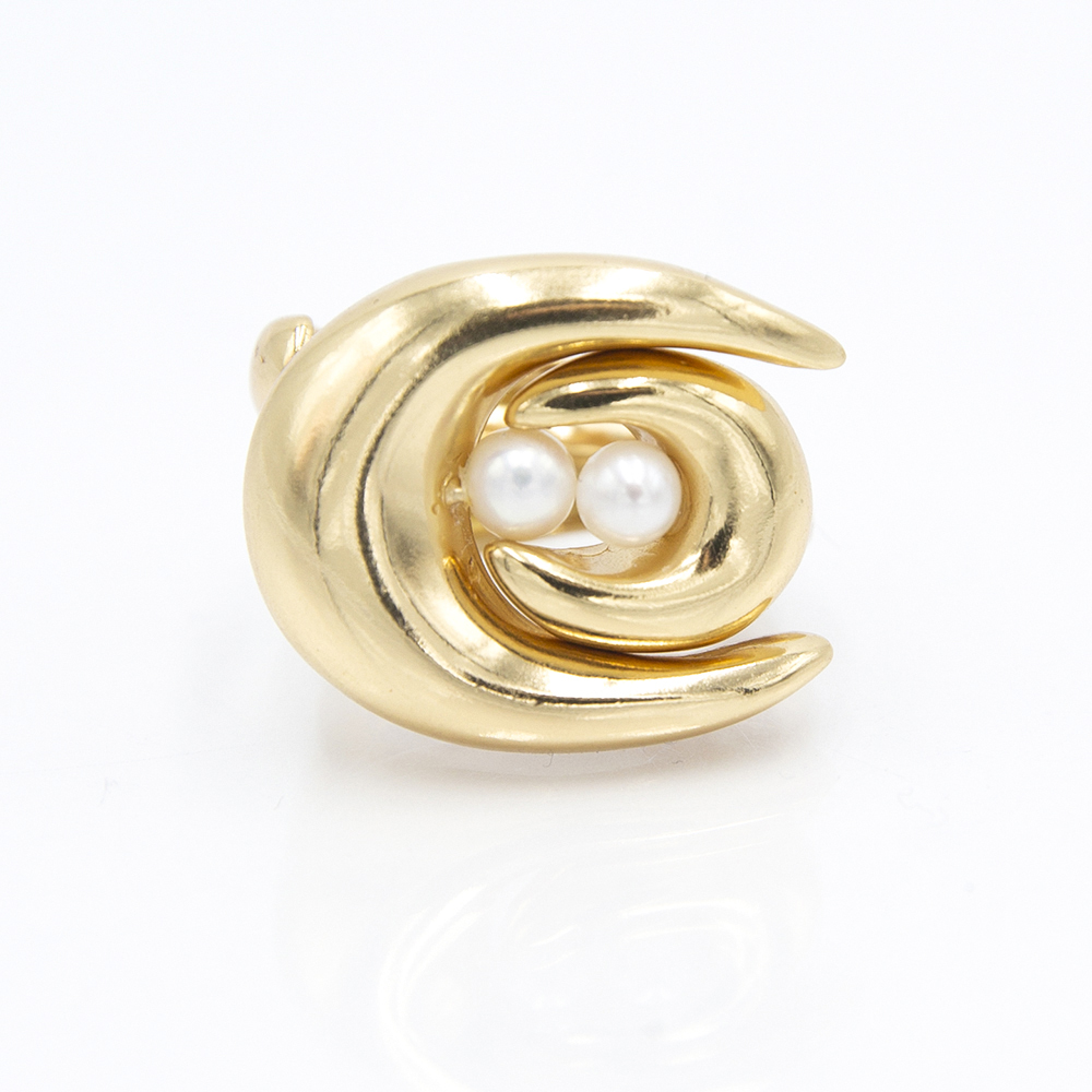 Anello Double Brancusi - Giulia Barela Jewelry