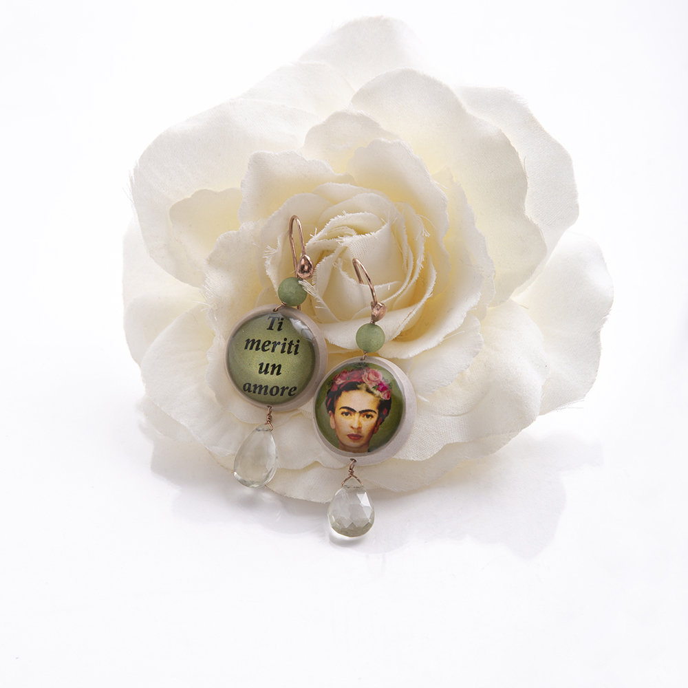Orecchini Frida Kahlo di 20 Celesti Bijoux 00013