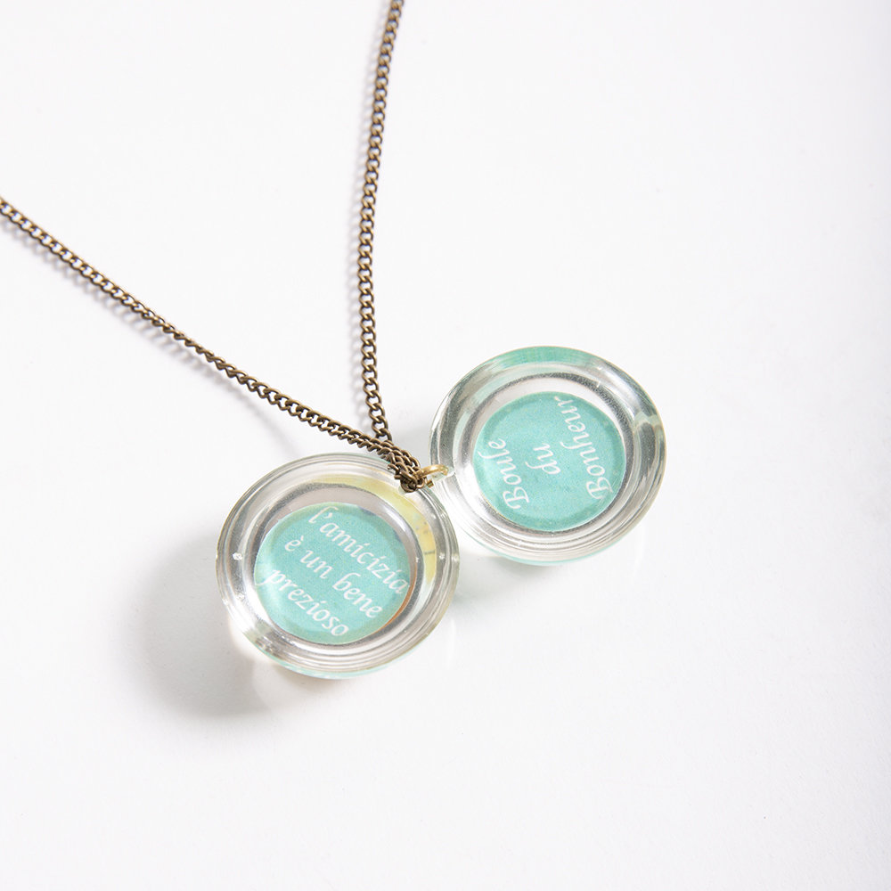Boule Du Bonheur Piccola Amicizia di 20 Celesti Bijoux