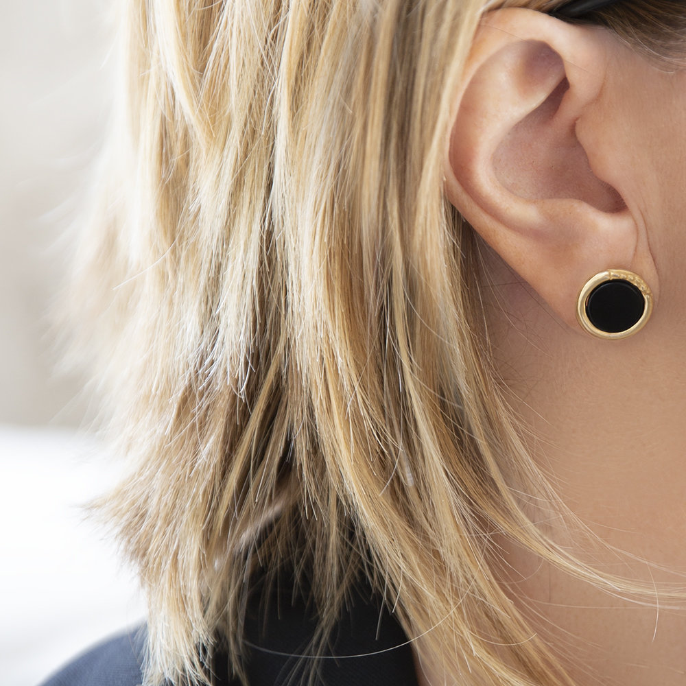 Orecchino Singolo Ouroboro Small - Giulia Barela Jewelry