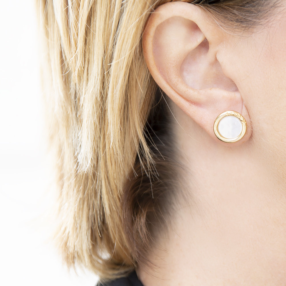 Orecchino Singolo Ouroboro Small - Giulia Barela Jewelry