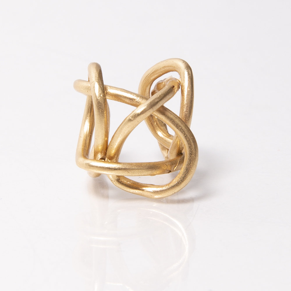 Ear Kuff Knot Light - Giulia Barela Jewelry