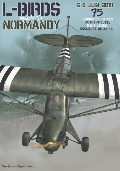 Poster L-Birds back to Normandy by Romain Hugault