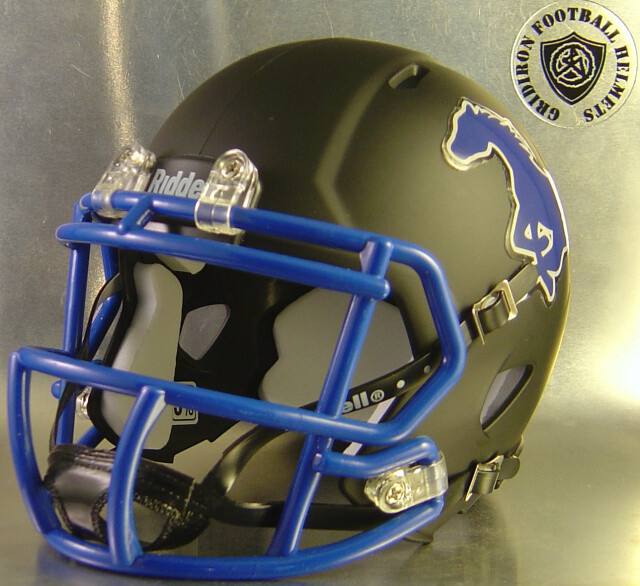 Friendswood Mustangs HS 2013 (TX) Matte Black (mini-helmet) Friendswood Mustangs HS 2013 (TX) Matte Black (mini-helmet)