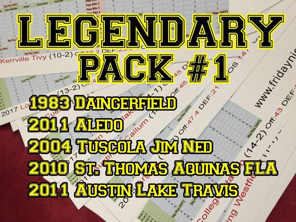 Legendary Pack #1 Legendary Pack #1