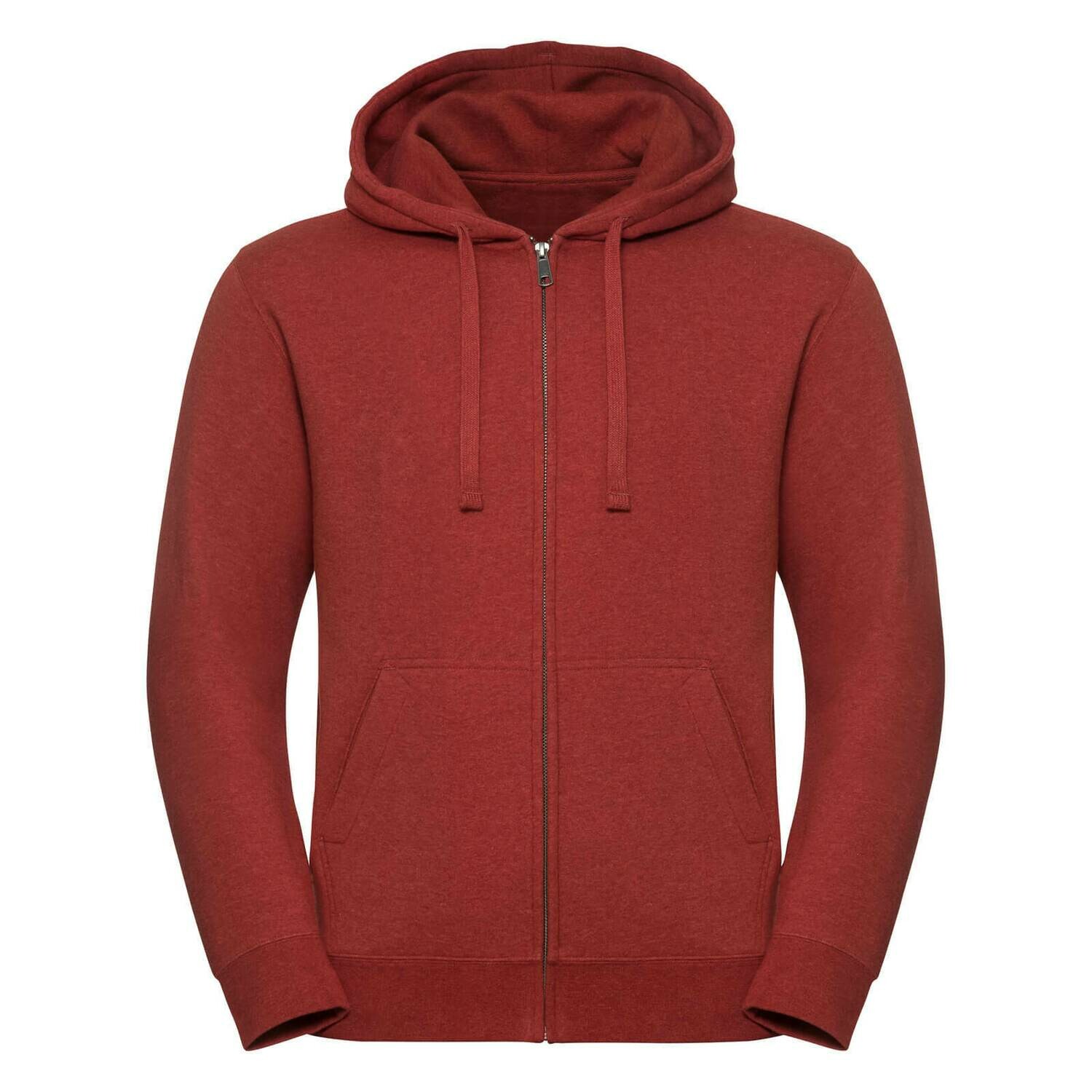 Download J263M Russell authentic melange zipped hood sweatshirt ...