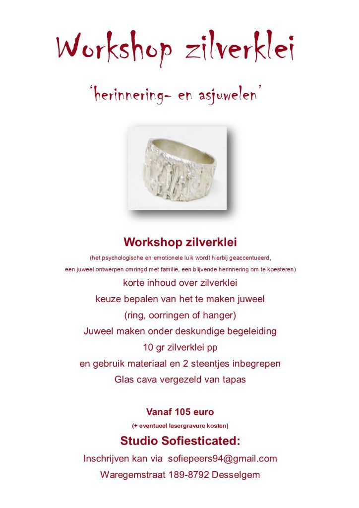 privéworkshop asjuweel of herinneringsjuweel maken 00135