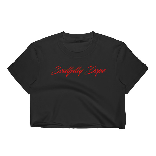 Soulfully Dope Cropped T-Shirt w/ Tear Away Label