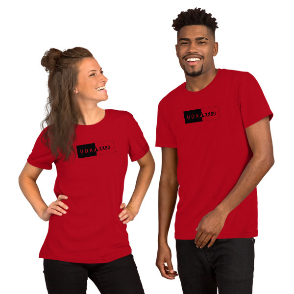 UDA XX80 Bella + Canvas 3001 Unisex Short Sleeve Jersey T-Shirt with Tear Away Label 00083