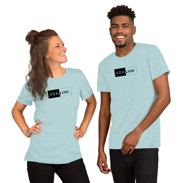 UDA XX80 Bella + Canvas 3001 Unisex Short Sleeve Jersey T-Shirt with Tear Away Label