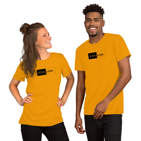 UDA XX80 Bella + Canvas 3001 Unisex Short Sleeve Jersey T-Shirt with Tear Away Label