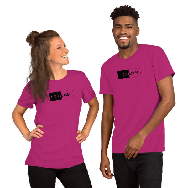 UDA XX80 Bella + Canvas 3001 Unisex Short Sleeve Jersey T-Shirt with Tear Away Label