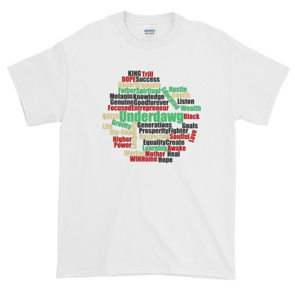 Word Cloud Short-Sleeve T-Shirt 00091