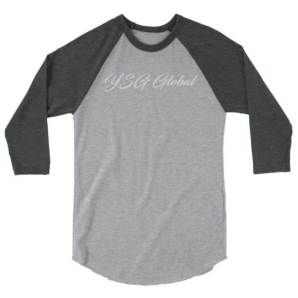 YSG Global 3/4 sleeve raglan shirt