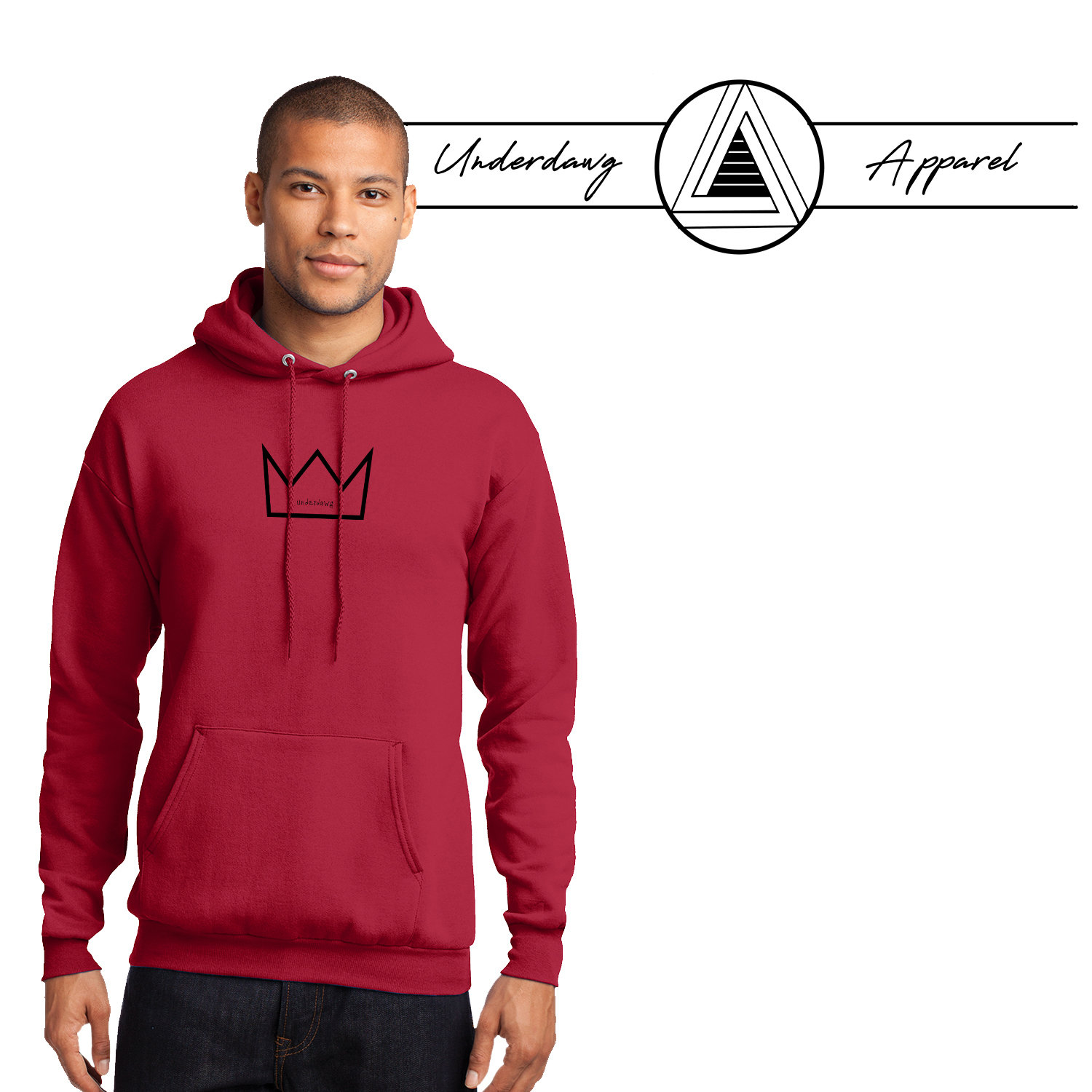 Underdawg "KING" Hooded Sweatshirt 00056