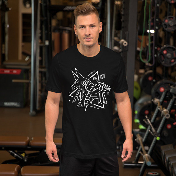 Anubis X Horus Abstract Unisex T-Shirt