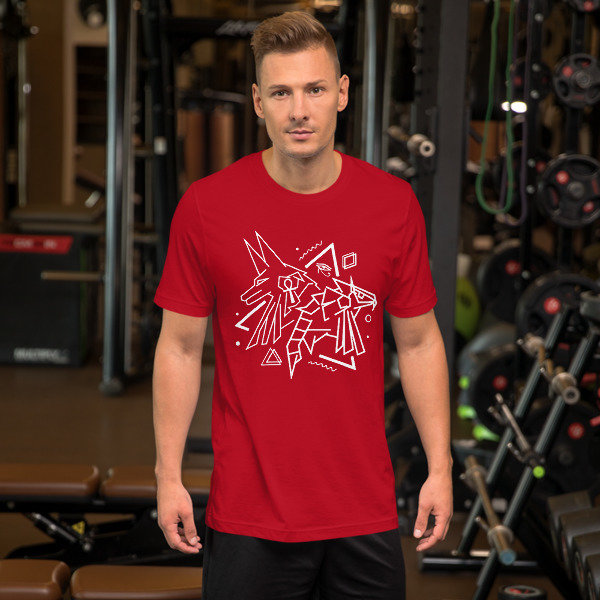 Anubis X Horus Abstract Unisex T-Shirt