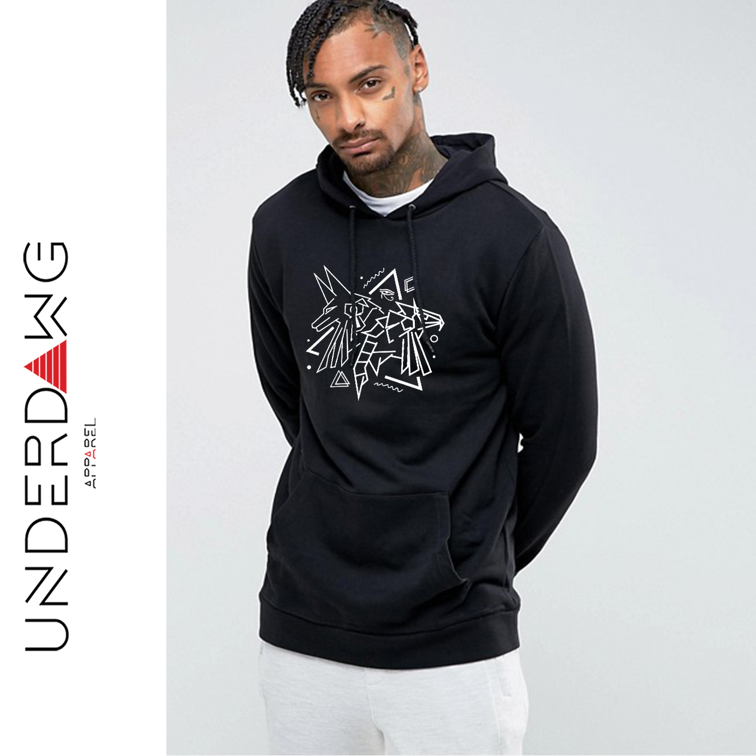 Anubis X Horus Hooded Sweatshirt 00061