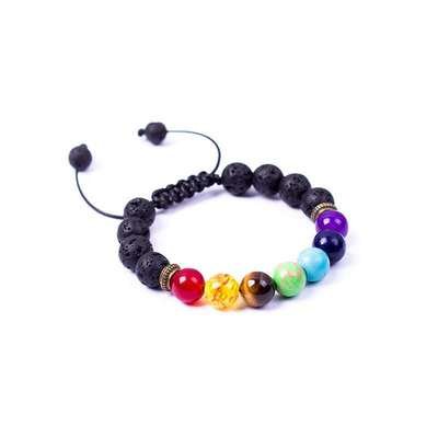 Adjustable Lava Diffuser Kids Chakra Bracelet Adjustable Lava Diffuser Kids Chakra Bracelet