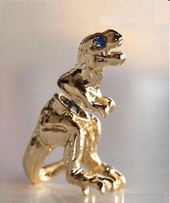 GOLD Alloy Dragon Dinosaur stud Ear Clip earrings GOLD Alloy Dragon Dinosaur stud Ear Clip earrings