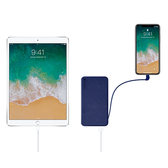 Универсальный аккумулятор mophie powerstation plus 10000 с разъёмом Lightning