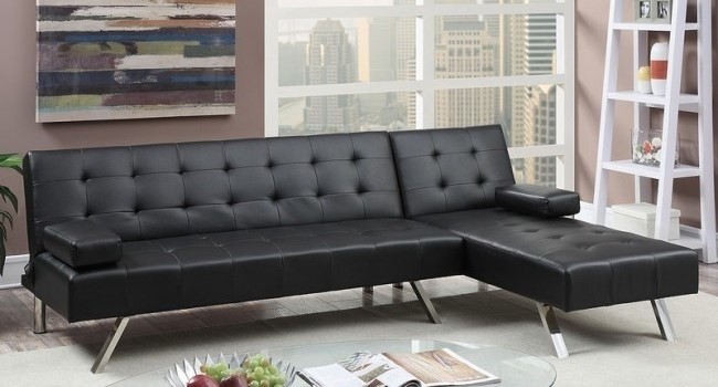 Poundex Adjustable Sectional Sofa F7886