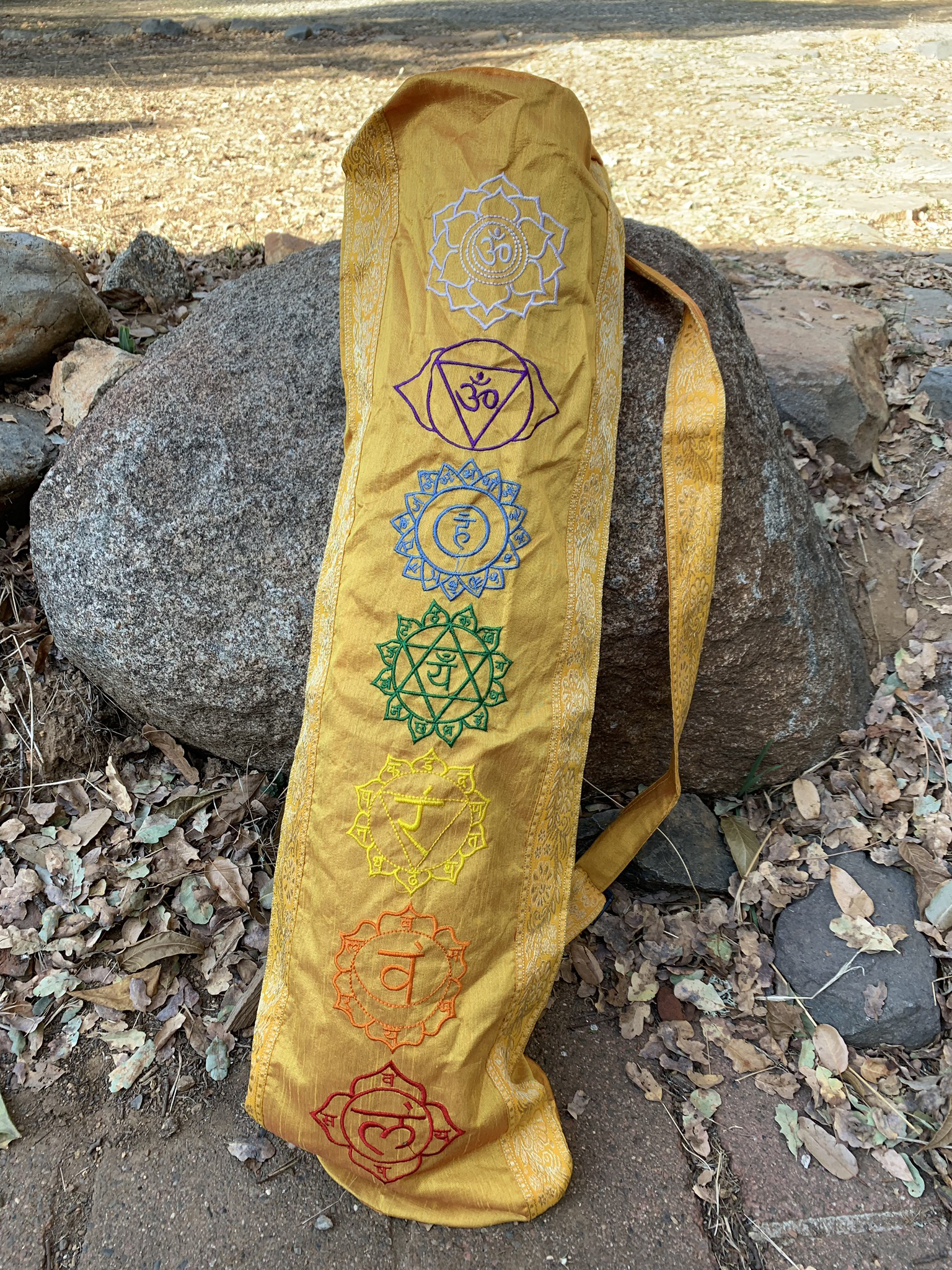 Yellow Yoga Mat Bag 00042