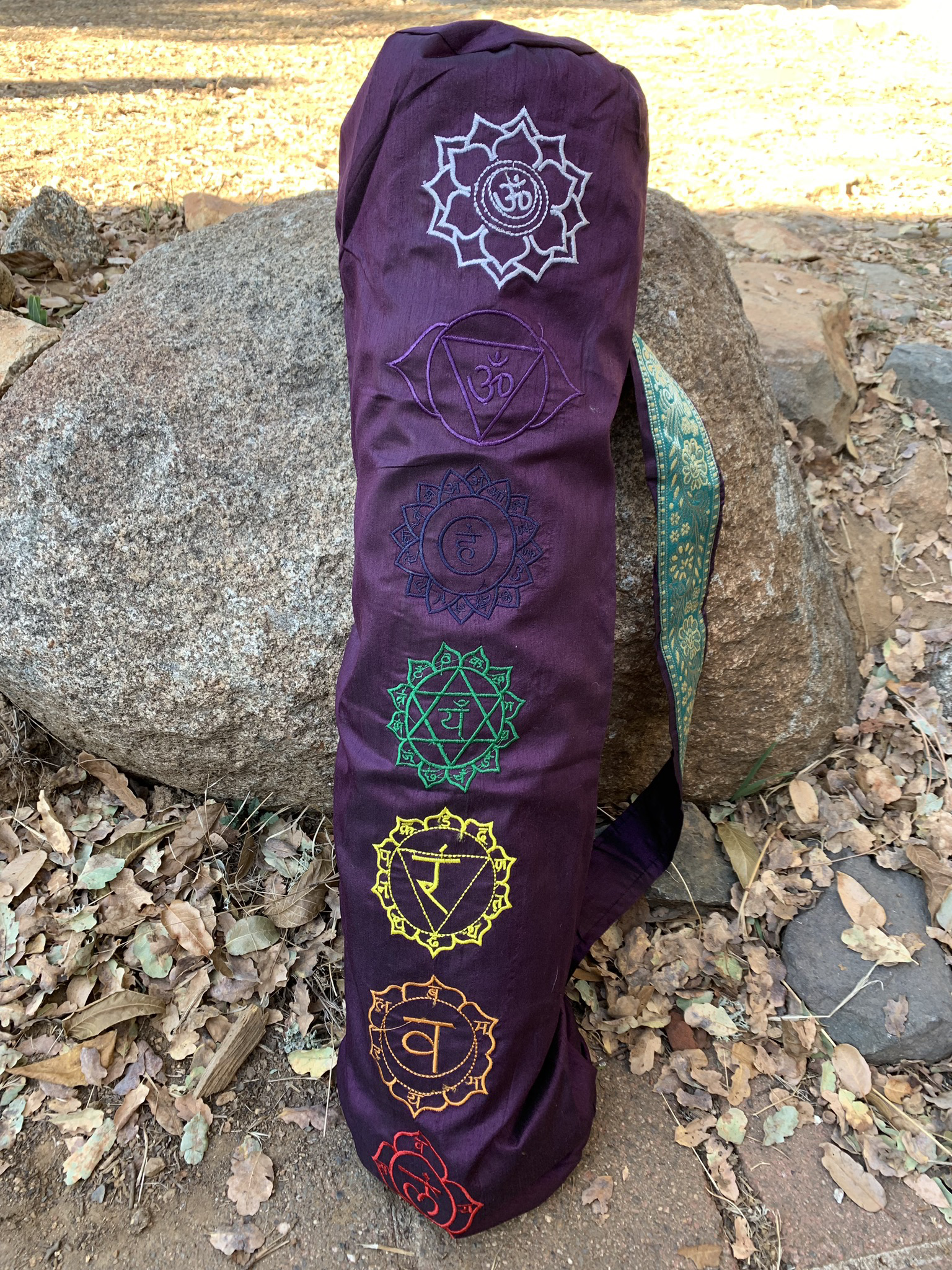 Purple Yoga Mat Bag 00048