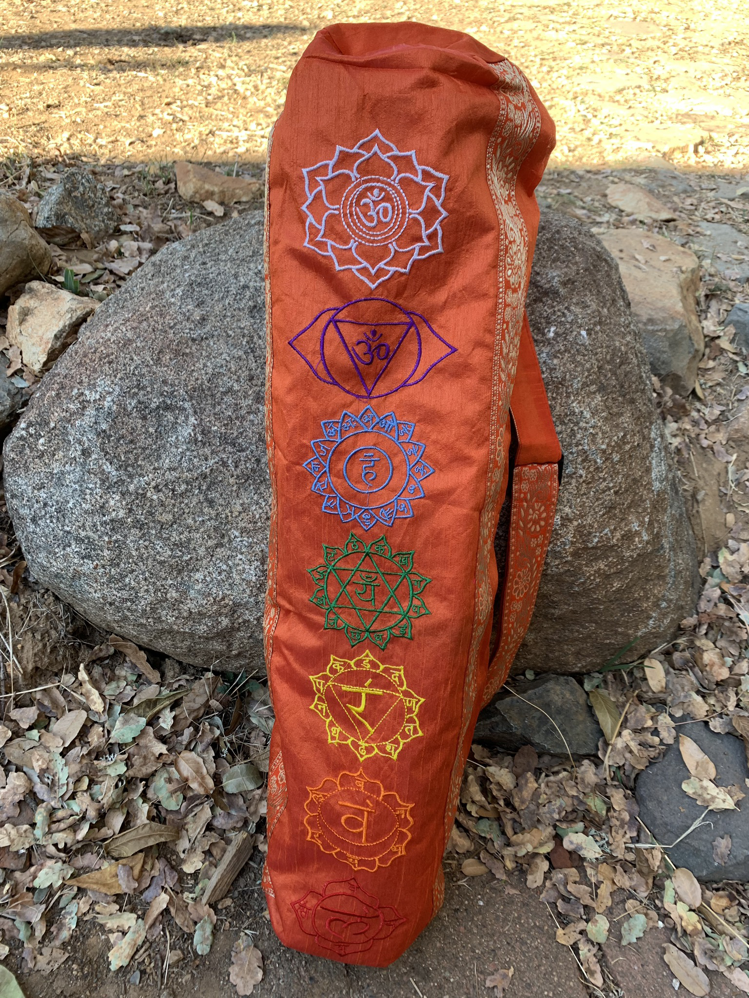 Orange Yoga Mat Bag 00051