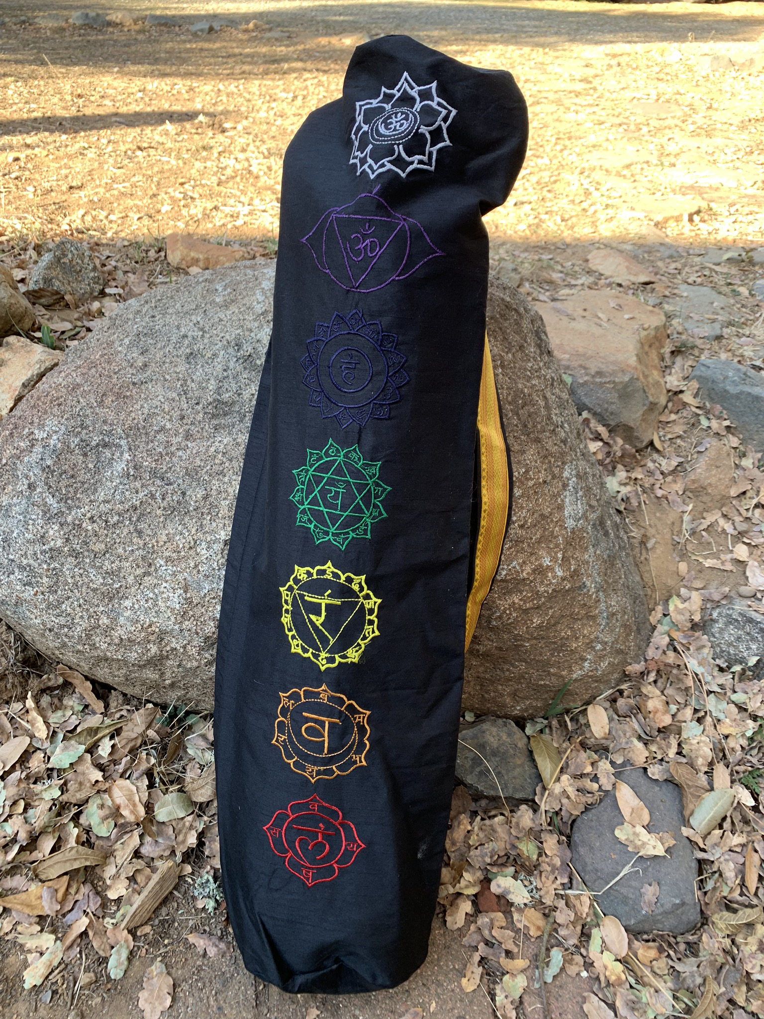 Black Yoga Mat Bag 00046