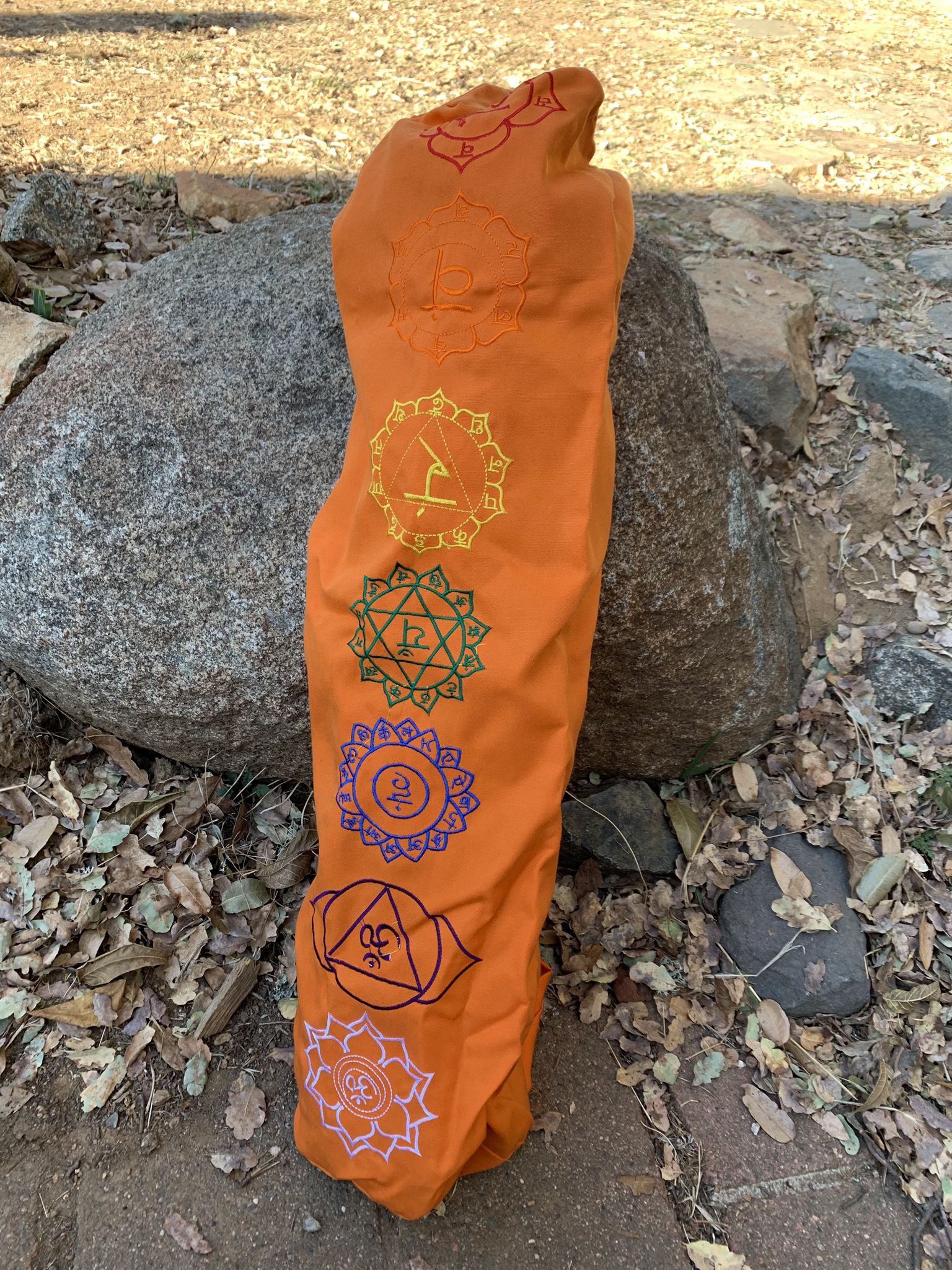 Orange Yoga Mat Bag 00049