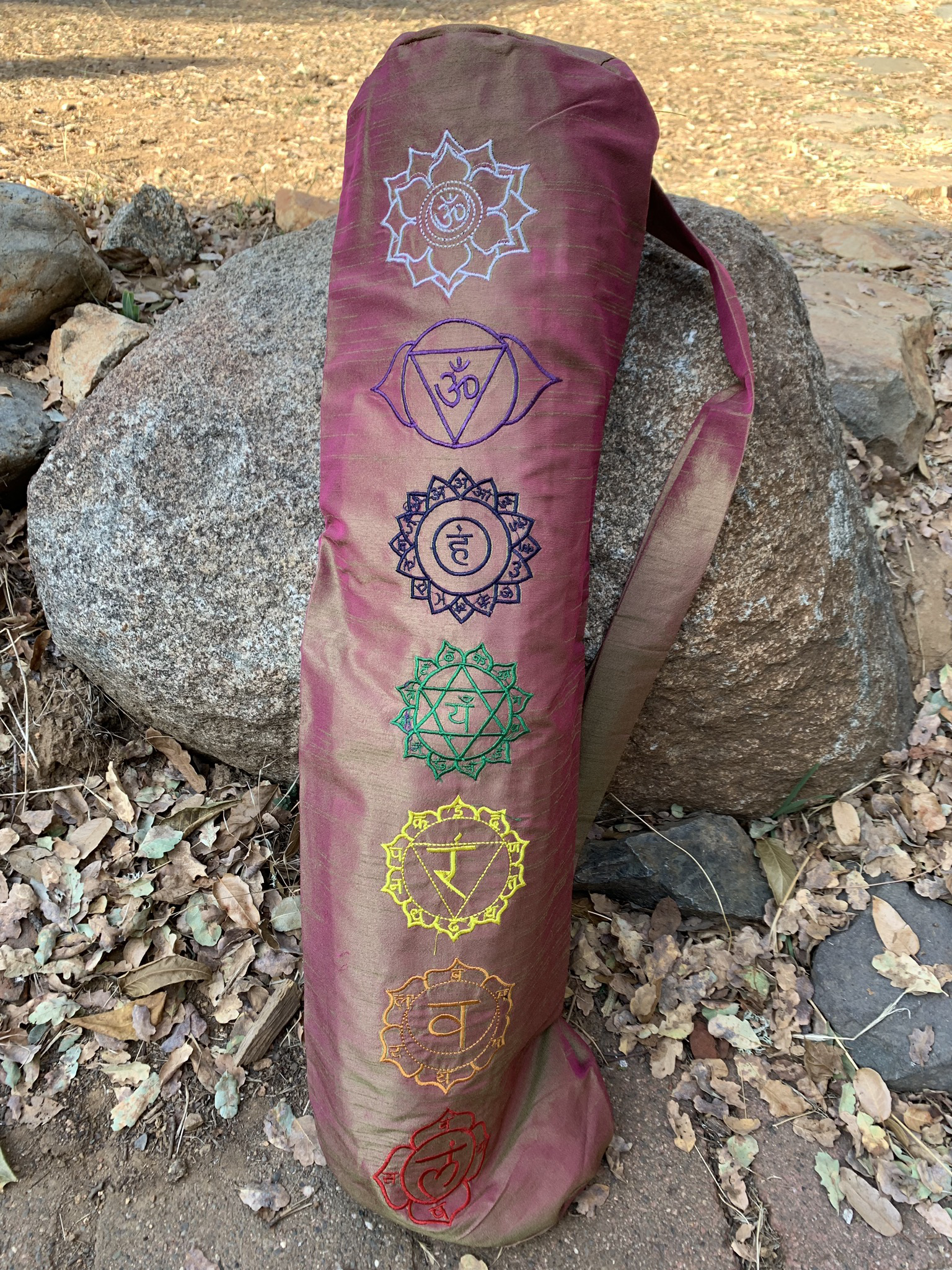 Mauve Yoga Mat Bag 00044