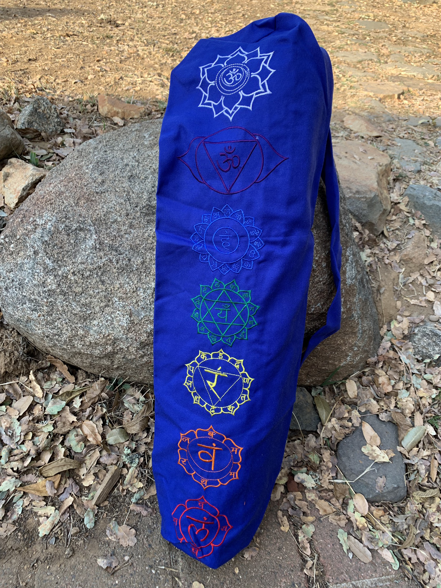 Blue Yoga Mat Bag 00045