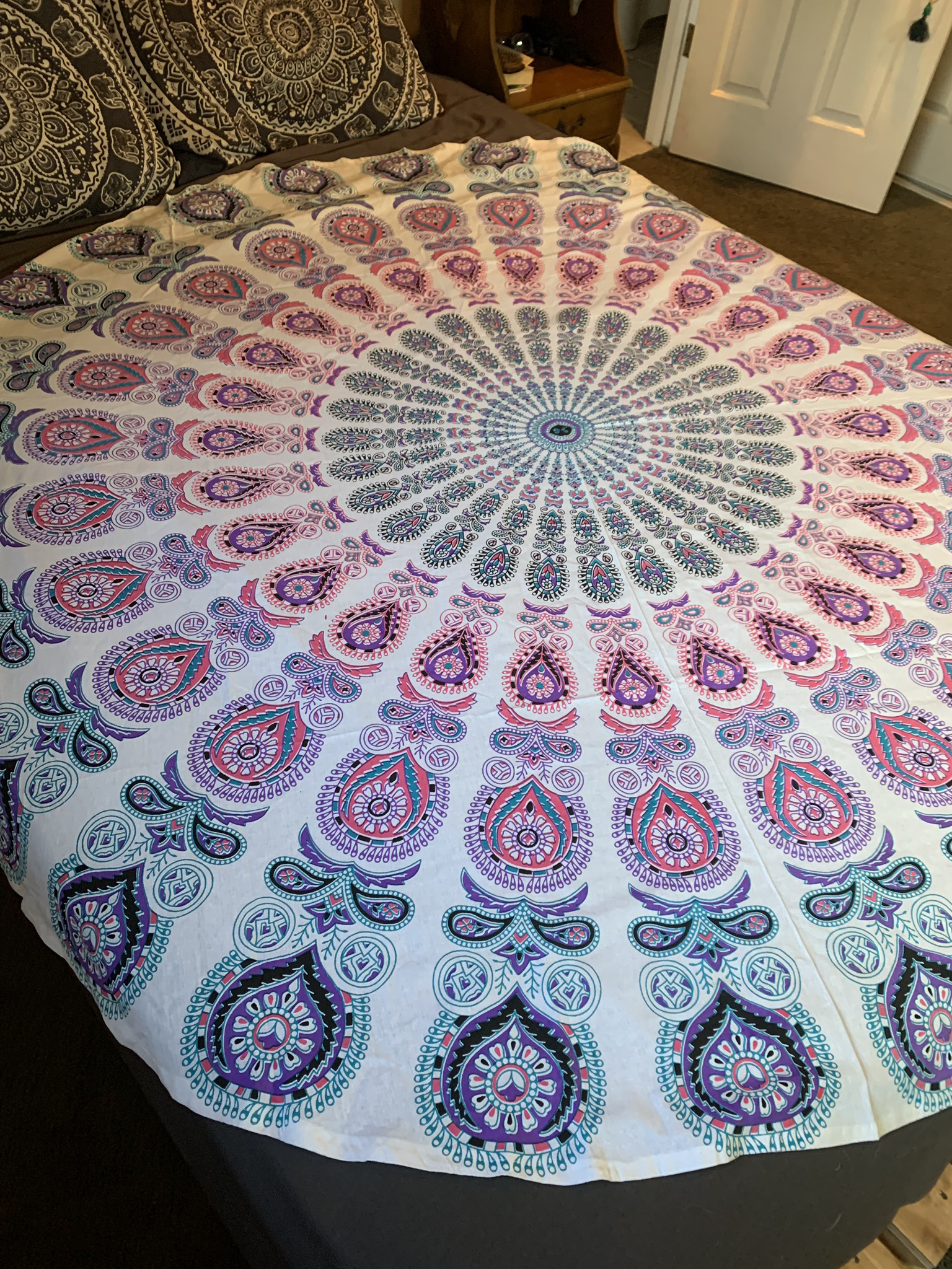 Large Pink Tapestry 00089