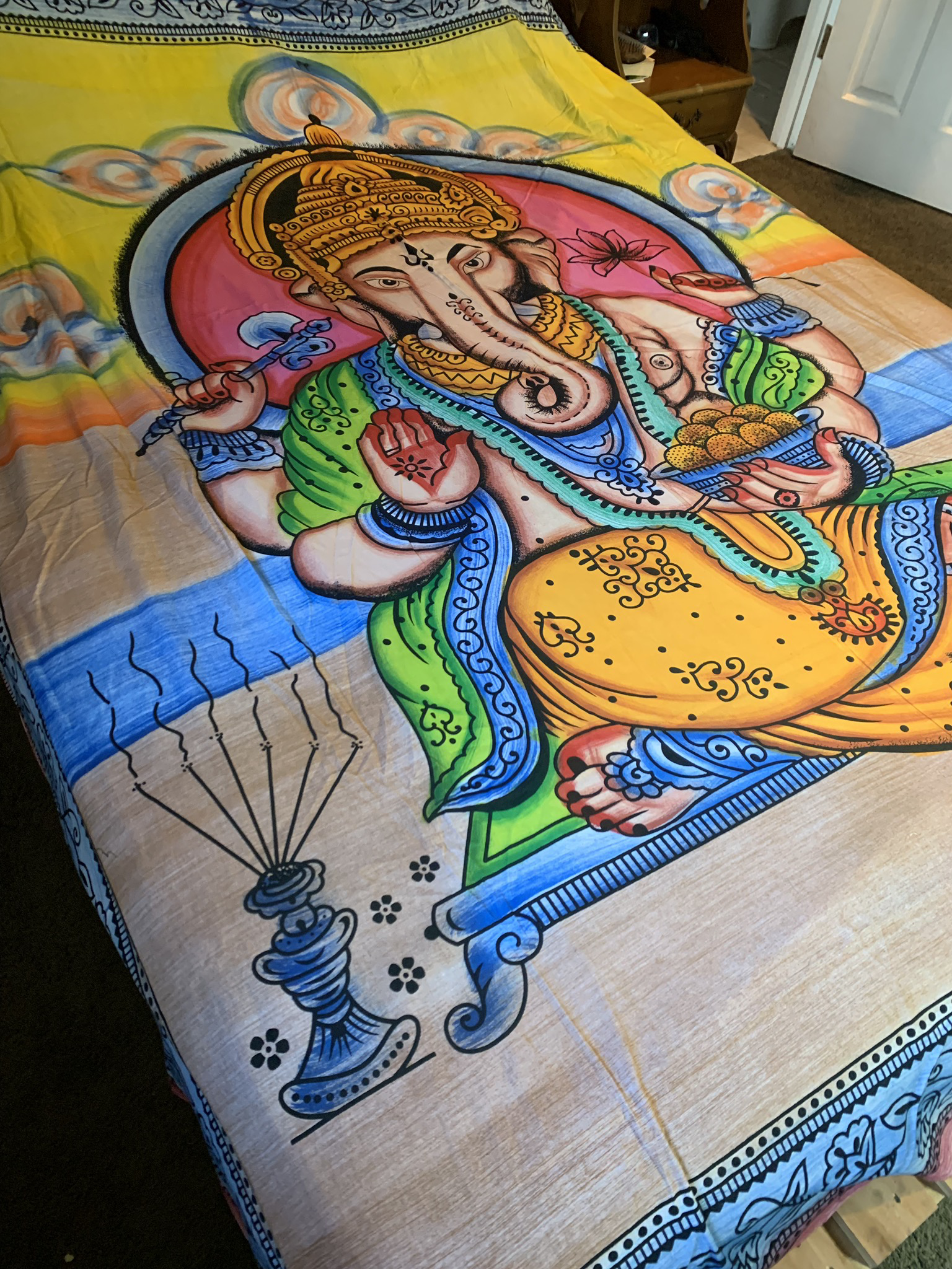 XL Ganesha Tapestry 00088