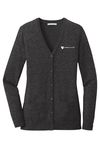 Port Authority Ladies' Marled Cardigan Sweater