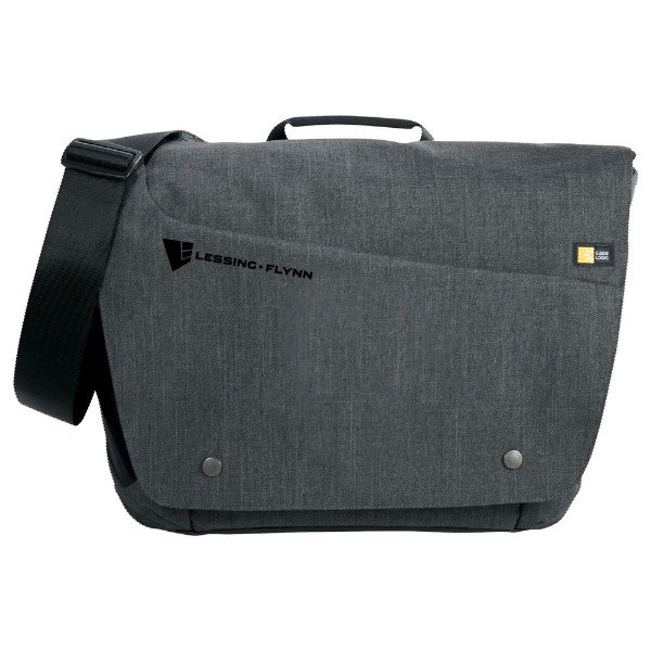 Case Logic® Reflexion 15.6" Computer Messenger Bag - Gray w/ Heat-sealed Logo HPJGH-JYCXJ