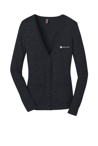 Port Authority Ladies' Marled Cardigan Sweater HRGDB-JCYFB