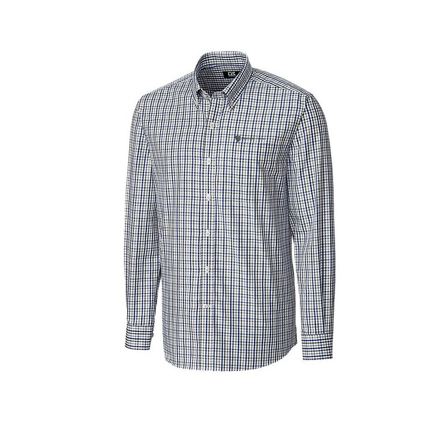 Cutter & Buck Men's Gilman Plaid w/ Embroidered Logo 00003