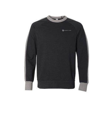 Alternative Vintage Sport French Terry University Pullover Sweatshirt w/ Heat Sealed Logo MNIJF-LOXDJ