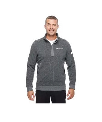 Under Armour Men's Elevate 1/4 Zip Sweater w/ Embroidered Logo 00001