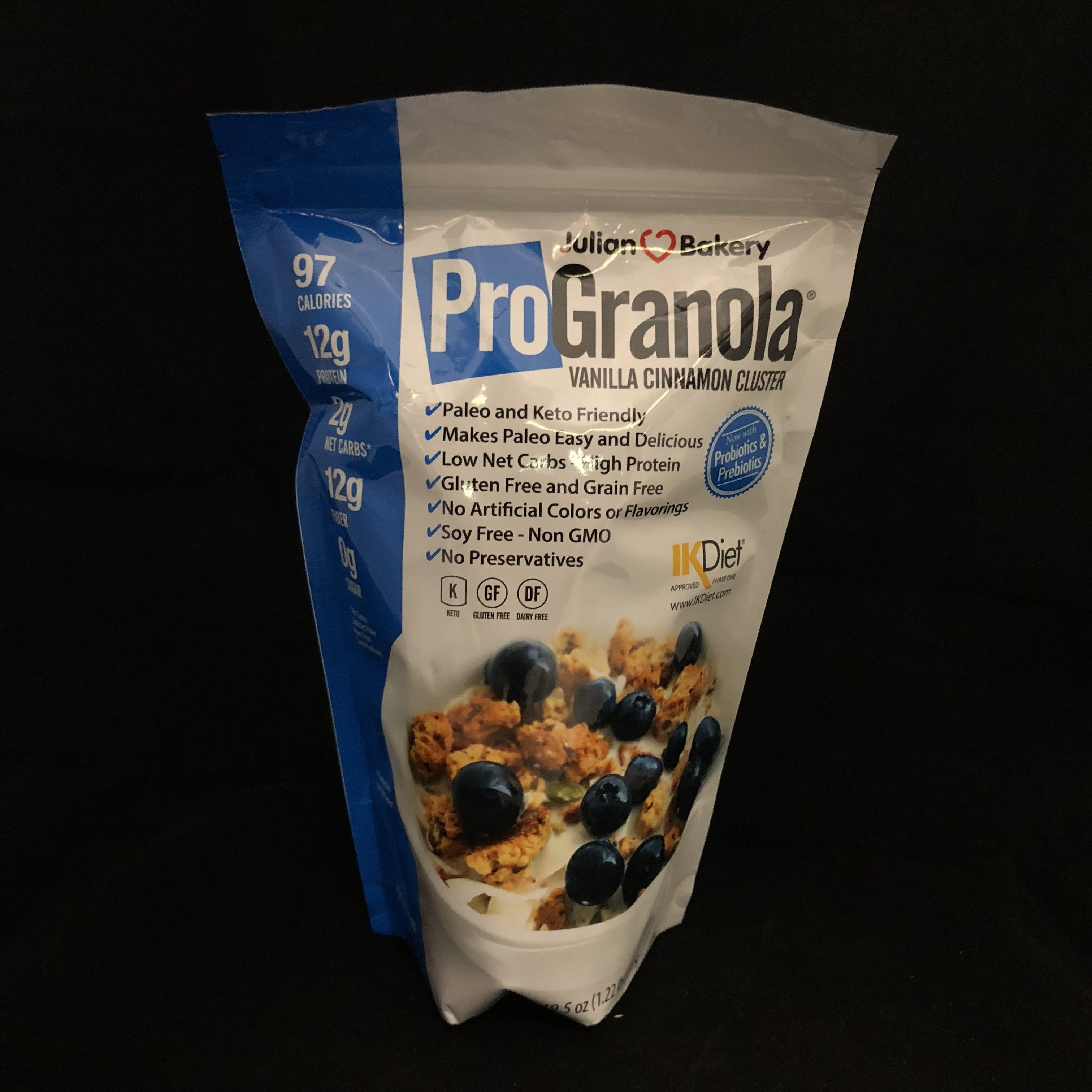 Pro granola Cereal Vanilla Cinnamon 813926004591