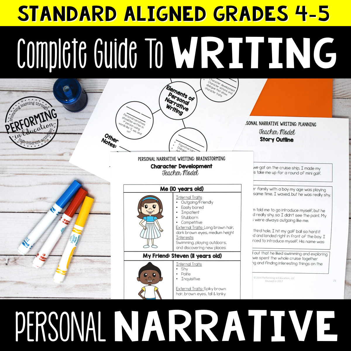 Complete Guide to Teaching Personal Narrative Writing Grades 4-5 00004