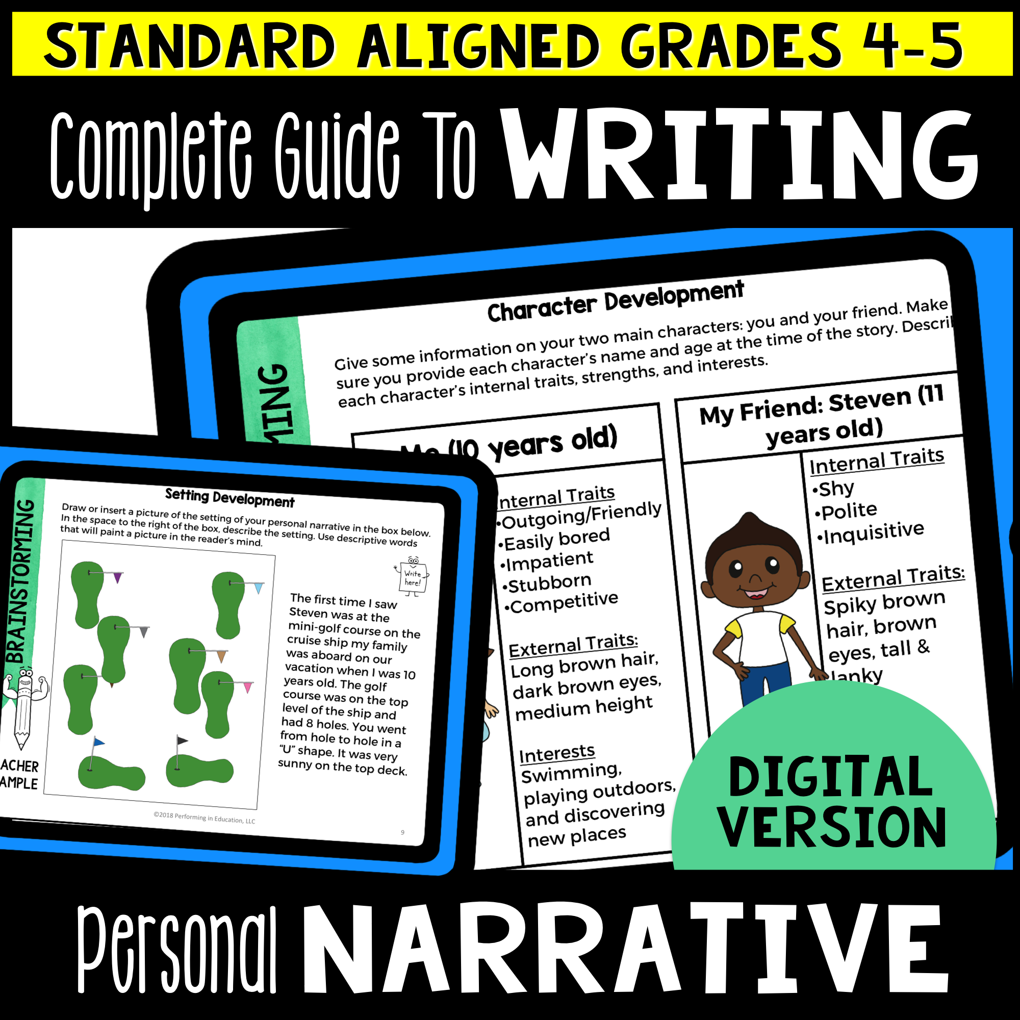 Complete Guide to Teaching Personal Narrative Writing Grades 4-5