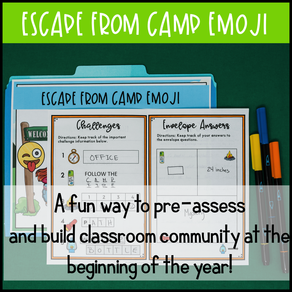 5th Grade Back to School (Last Year's Standards Review)