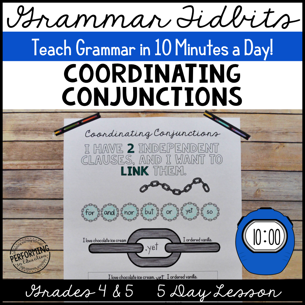 Grammar Tidbits: Coordinating Conjunctions 00065