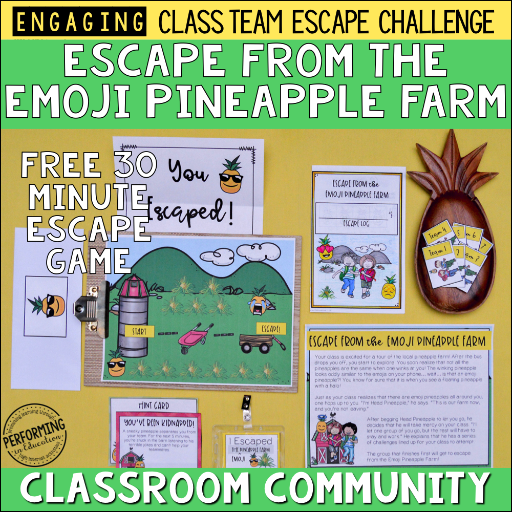 Free Classroom Community Escape Room Game 00078