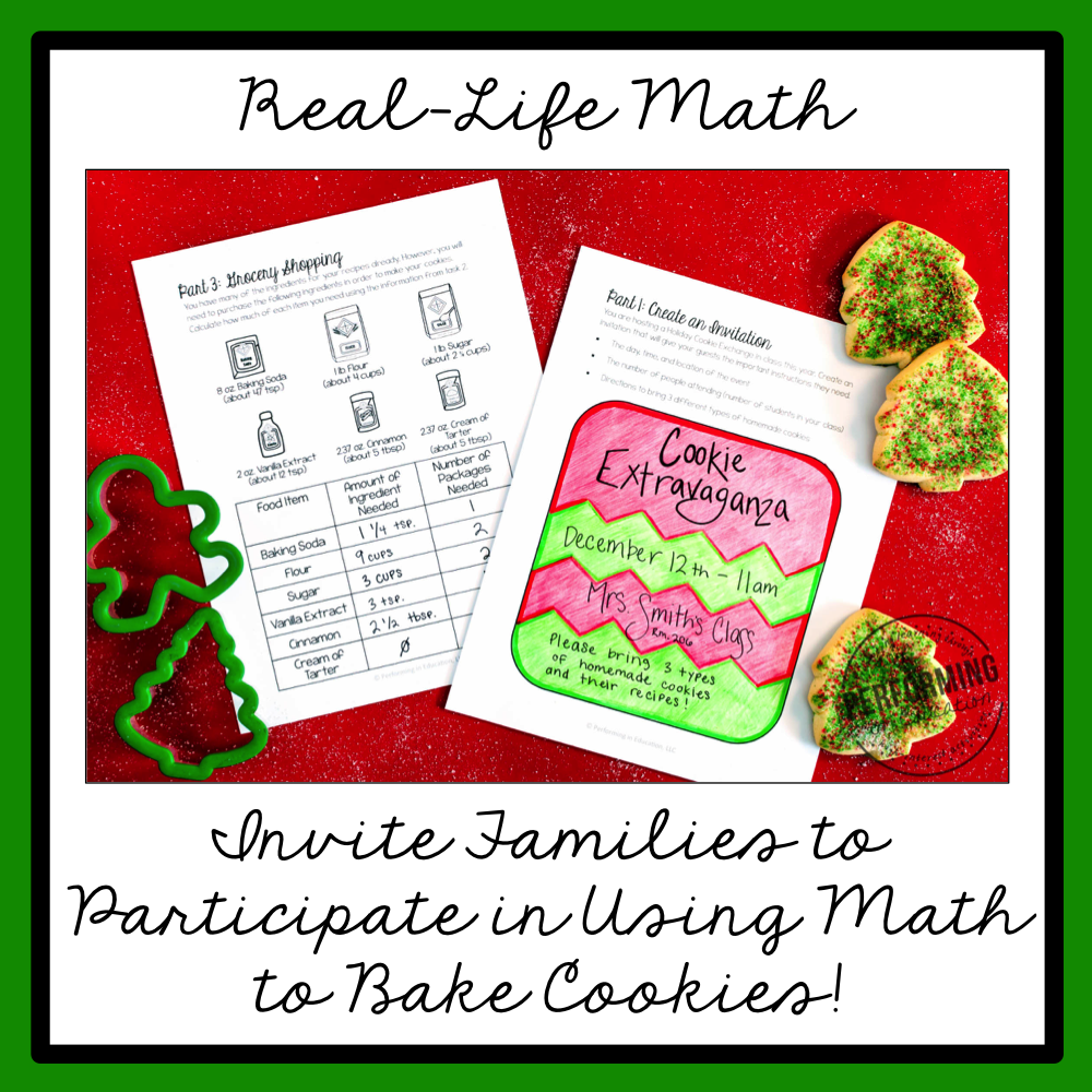 5th Grade Project Based Learning Holiday Cookie Exchange